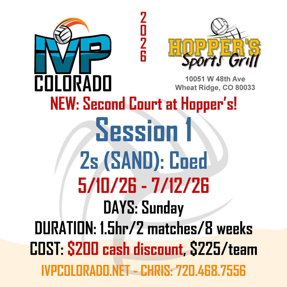 Hopper's Leagues Coed 2s Session 1