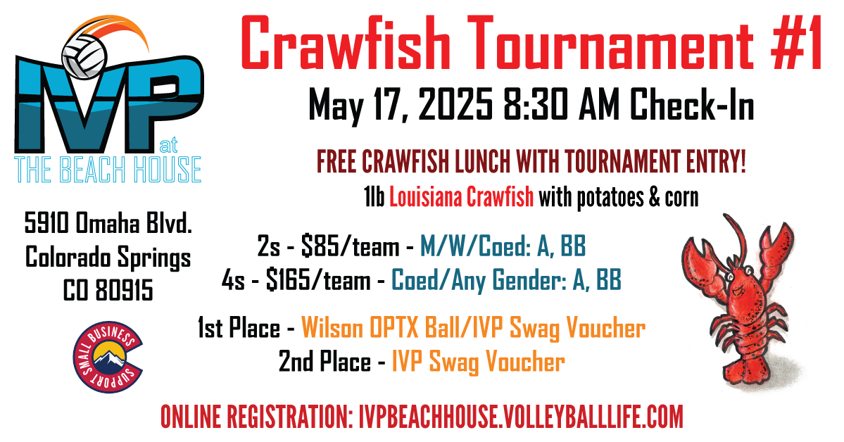 2025 IVP at the Beach House Crawfish Tournament #1